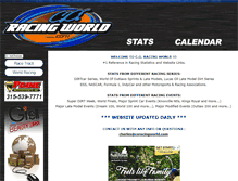 Tablet Screenshot of coracingworld.com
